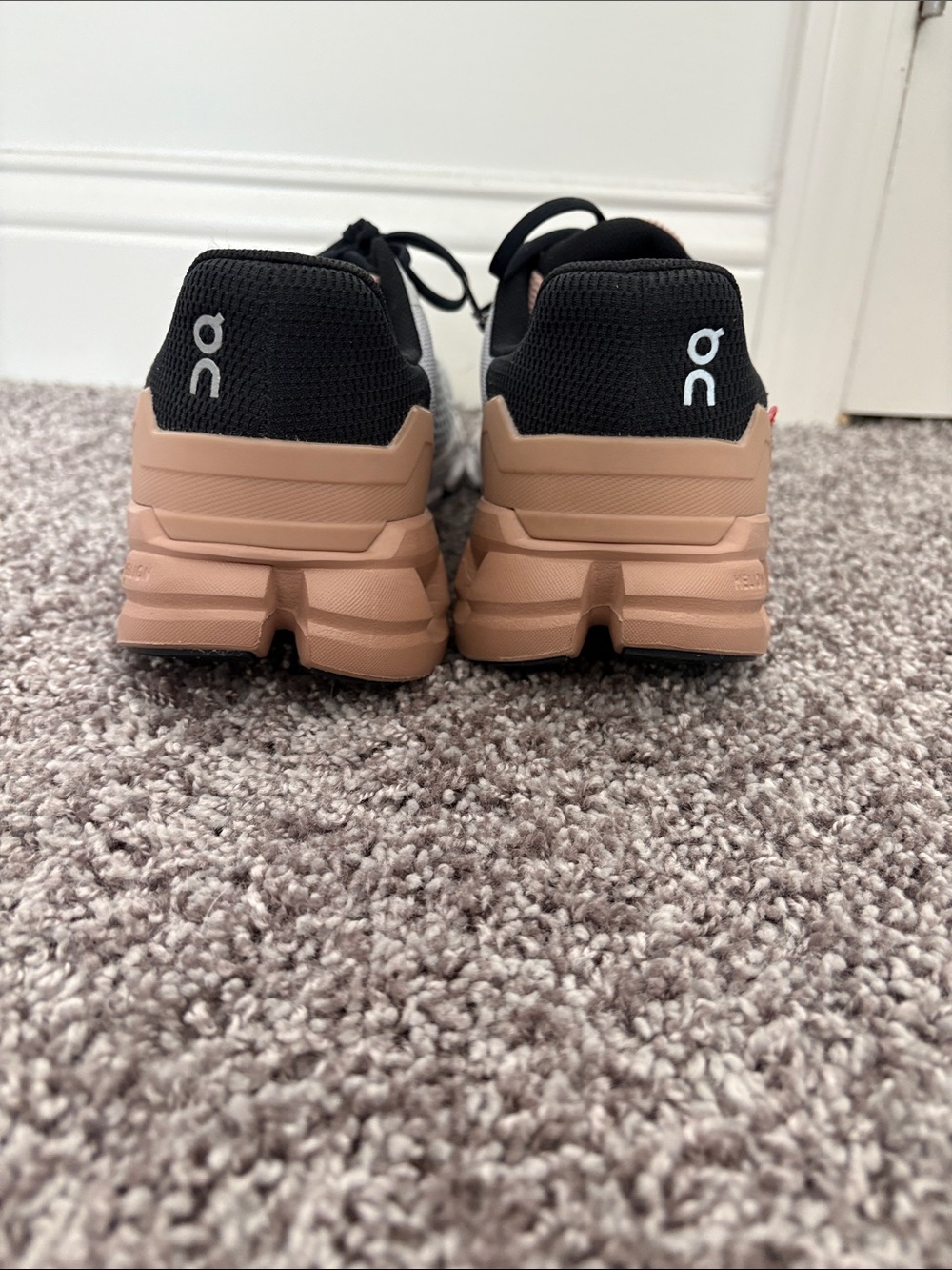 On Running Women’s Sneakers in Light Gray, Black & Brown - Picture 3 of 6